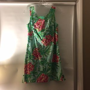 Lilly Pulitzer pineapple pattern dress
